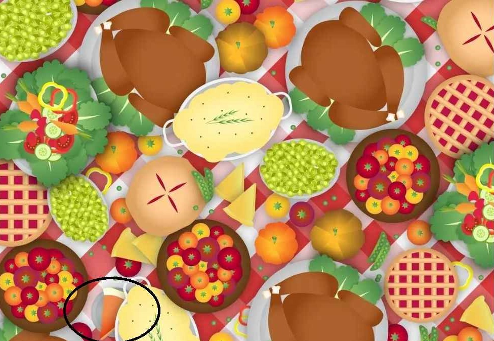 آیا می توانید تکه پای کدو حلوایی را در 6 ثانیه پیدا کنید؟