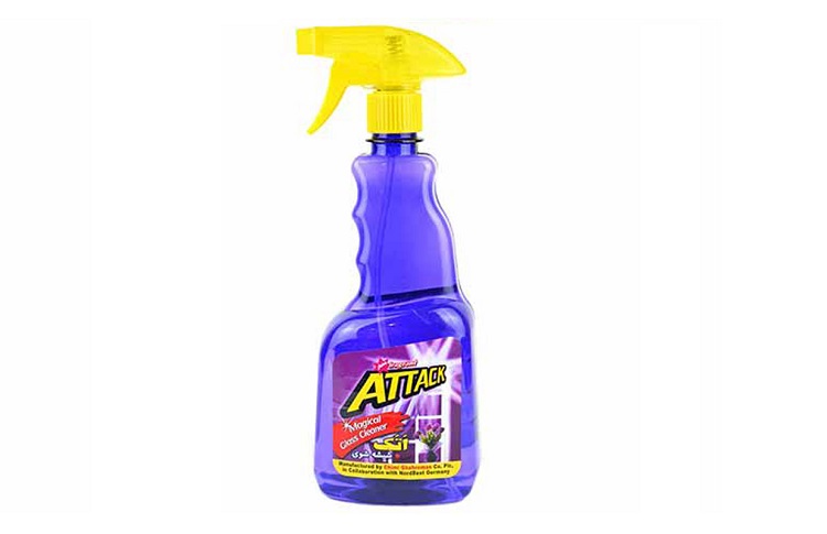 اسپری شیشه پاک کن اتک مدل Purple حجم 500 میلی لیتر 