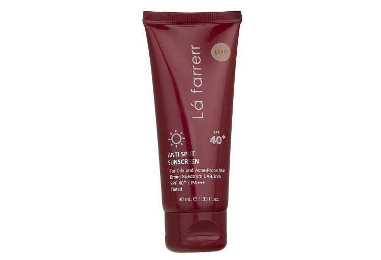 کرم ضدآفتاب و ضد لک لافارر مدل Acne-Prone-medium حجم 40 میلی لیتر