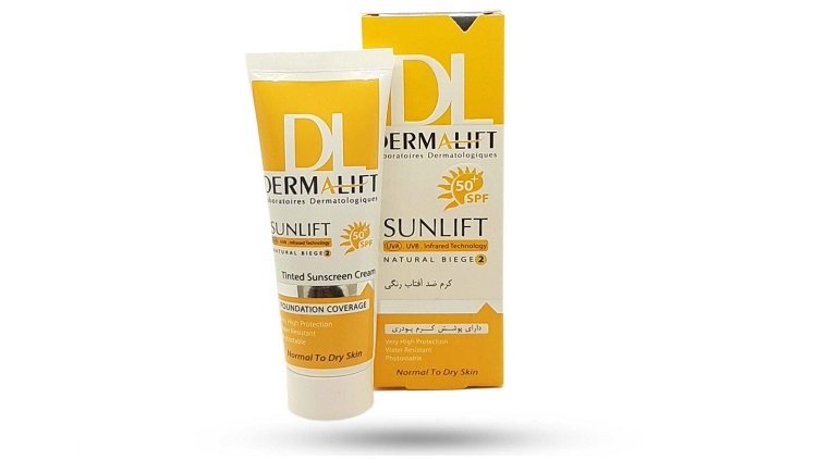 کرم ضد آفتاب درمالیفت مدل SPF50 پوست خشک 2 حجم 40 میلی لیتر