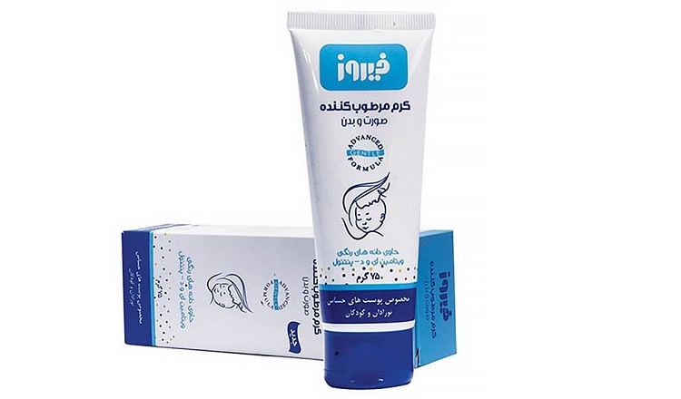 کرم مرطوب کننده کودک فیروز وزن 75 گرم