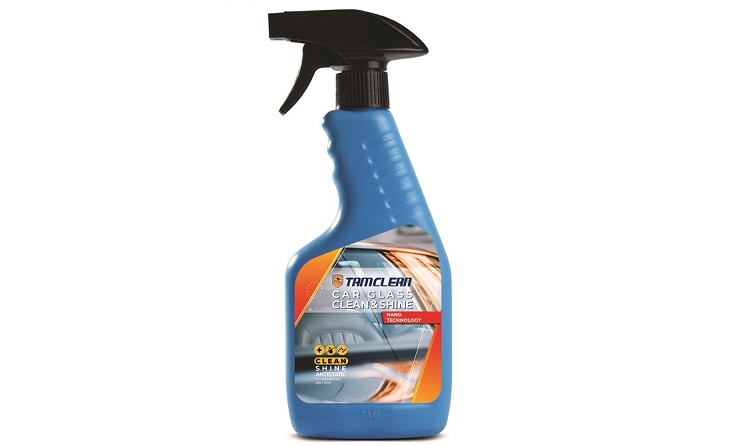 اسپری تمیز و براق کننده شیشه نانو تام کلین مدل TC-480bws حجم 480 میلی لیتر