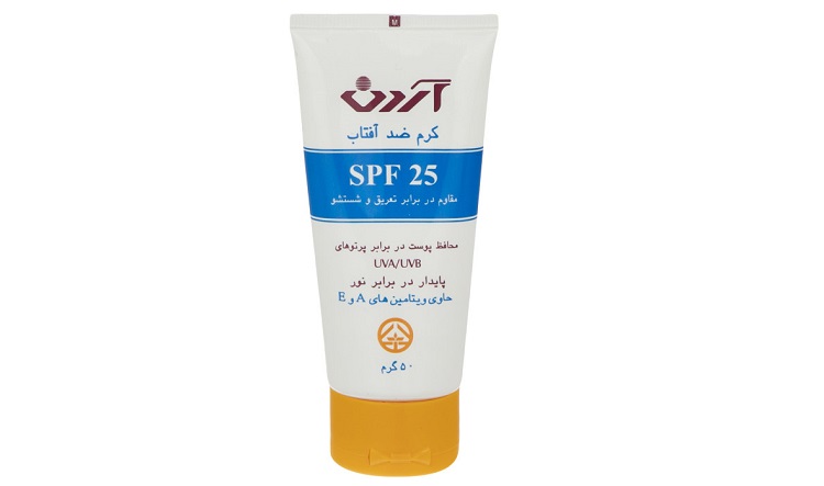 کرم ضد آفتاب آردن مدل SPF25 وزن 50 گرم