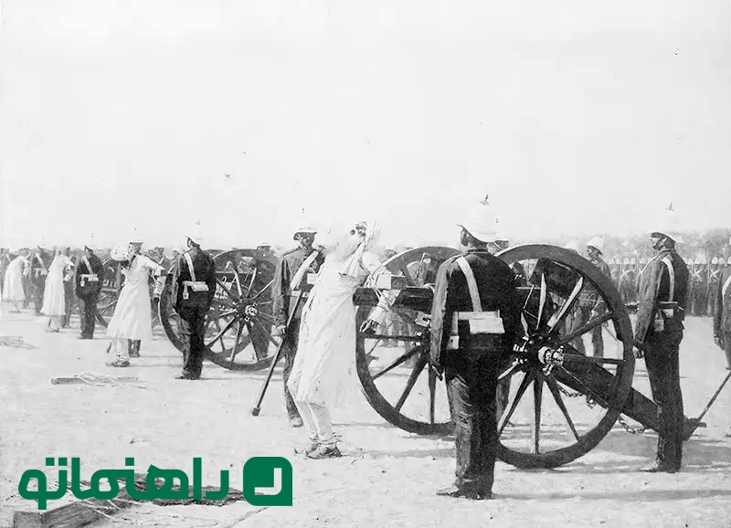 اعدام با توپ بریتانیا