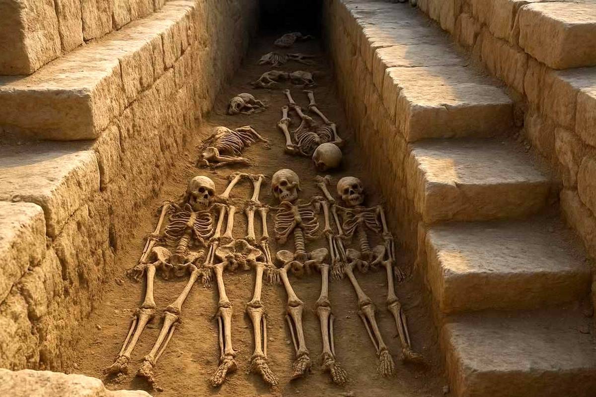 اسرار استخوانهای انسان؛ کشف ۱۱ اسکلت هخامنشی در کانالهای زیر تخت جمشید که اسرار یک پرونده مرموز را باز کرد