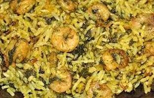 طرز تهیه سبزی پلو با میگو خوشمزه و مجلسی مرحله به مرحله