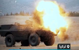 دقت پهپاد انتحاری ترکیه در اصابت به هدف + ویدئو