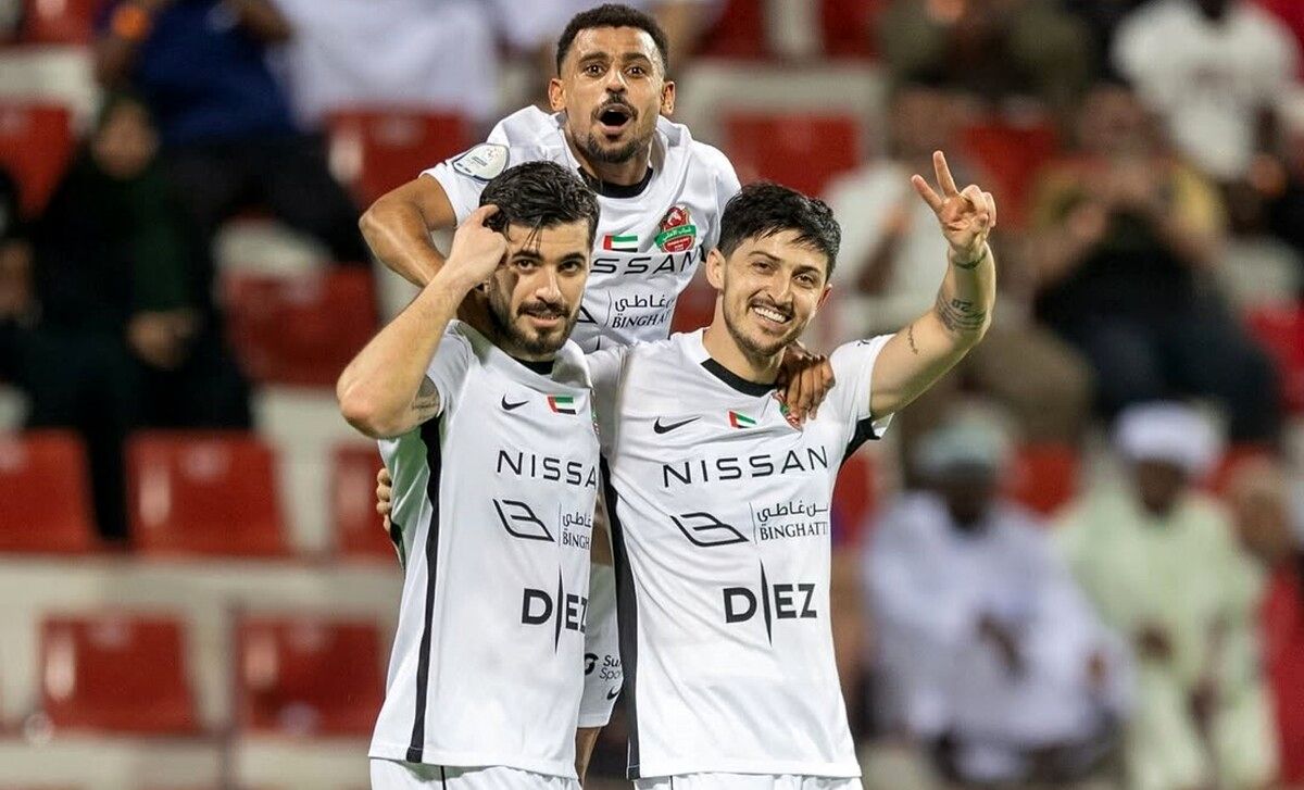 مدل موی جدید سردار آزمون در امارات + ویدئو