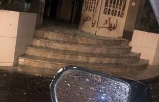  آتش زدن یک مدرسه در پی توهین به سید حسن‌ نصرالله + ویدئو