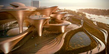 زها حدید، مرکز تحقیقاتی «علی‌شیر نوایی» را می‌سازد؛ اما نه در ایران! + تصویر
