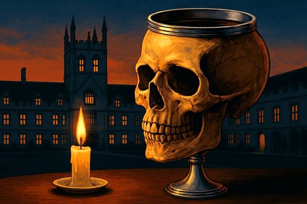  اساتید دانشگاه آکسفورد سال‌ها در «جمجمۀ یک برده» نوشیدنی می‌خوردند 