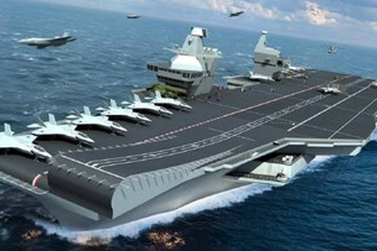 ناو هواپیمابر ترکیه با ۵۰ جنگنده و پهپاد پنهانکار راهی دریا میشود