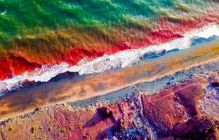 خاک نقره‌ای هرمز به فنا رفت/ این خاک یک میلیون سال دیگر بازسازی می‌شود