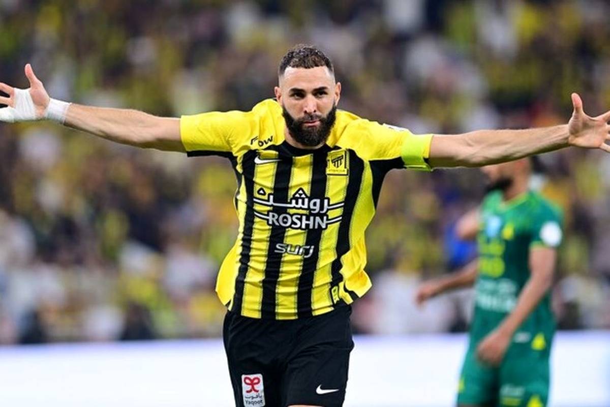  اولین قهرمانی بنزما در عربستان؛ الاتحاد فاتح لیگ روشن شد 