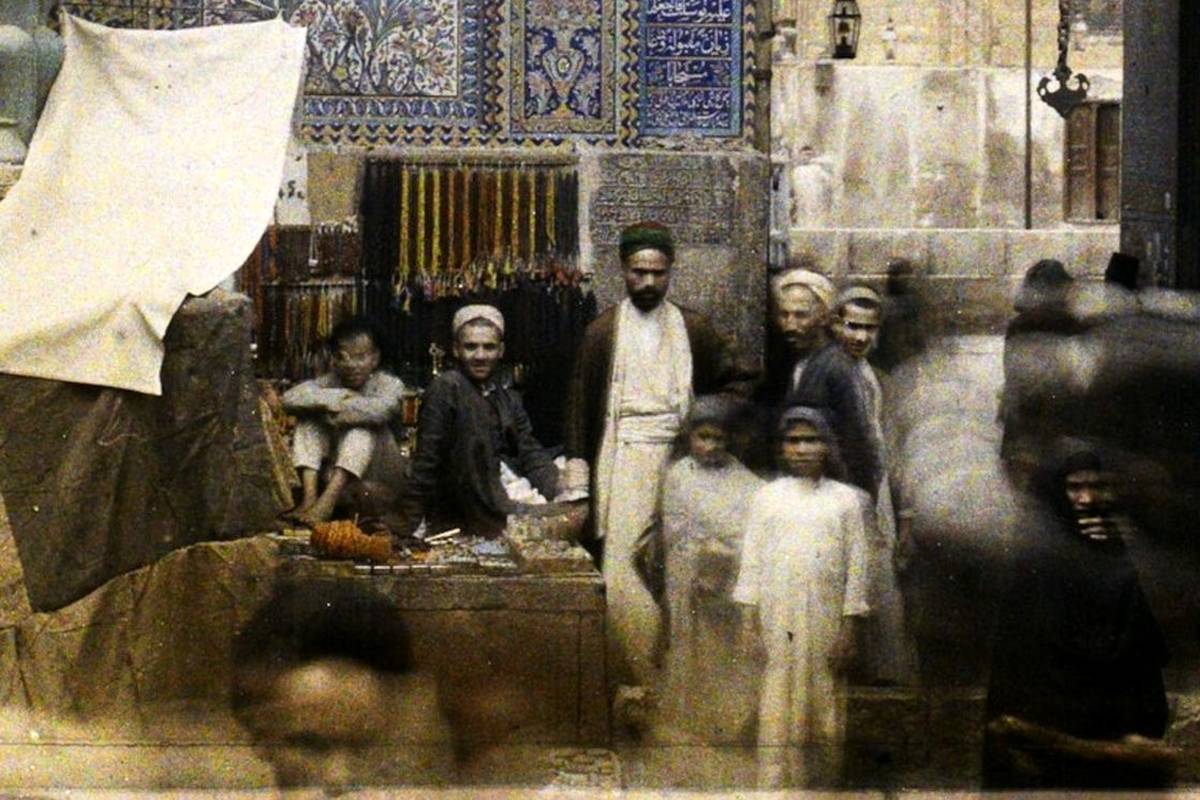 قدیمیترین «عکسهای رنگی» از حرم امام علی (ع) و مسجد کوفه؛ 97 سال قبل
