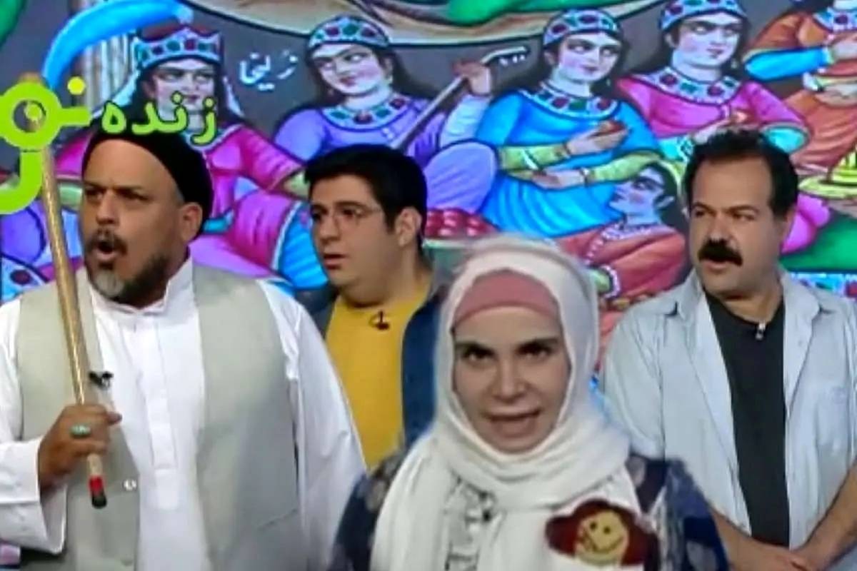 خونسردی و رفتار حرفهای بازیگران شبکه نهال هنگام حـمله به ساختمان صدا و سیما + ویدئو