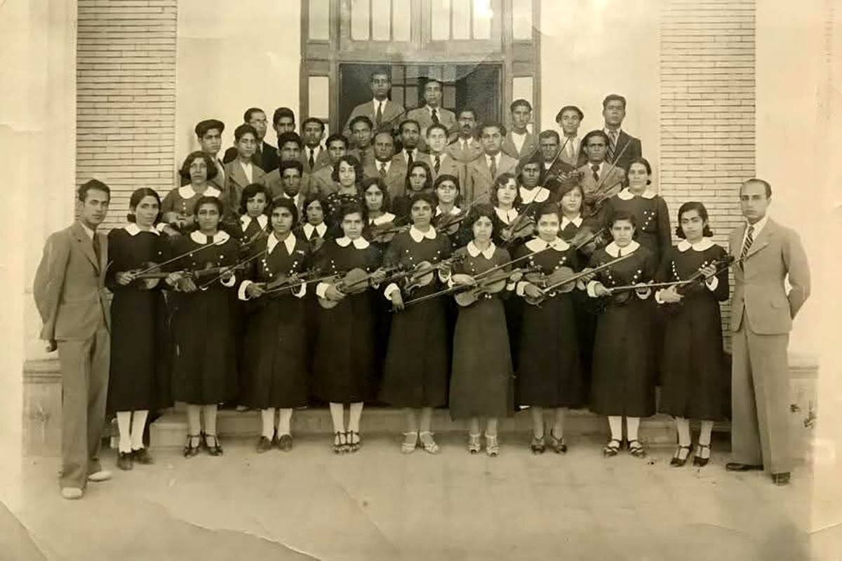 مدرسه موسیقی قدیمی در شیراز اواخر دهه ۲۰ + عکس