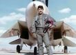 «سرتیپ جلیل زندی» خلبان مشهور F-14 در کنار جنگنده اش؛ دهه 50