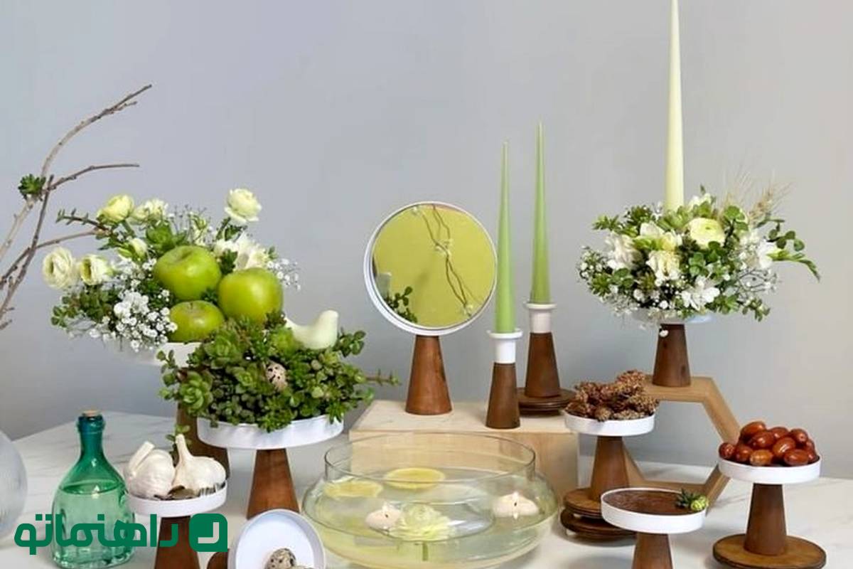 15 مدل جدید و متفاوت برای سفره هفت سین عید 1404