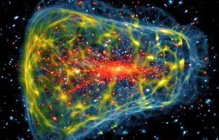 دانشمندان با ابرکامپیوتر فرانتیر بزرگ‌ترین شبیه‌سازی کیهان را ساختند