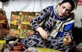 (ویدئو) پخت پلو ماهی محلی و زیتون پرورده به شیوه بانوی روستایی گیلانی