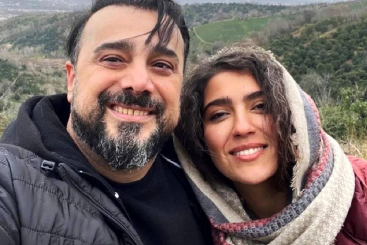 قابی جدید از نیم رخ مونا کرمی بعد ازدواج با سپند