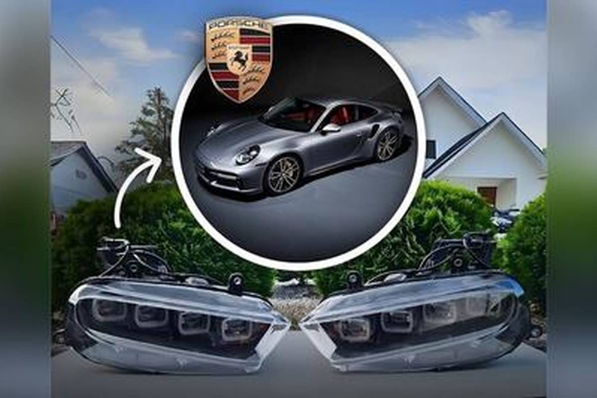 چراغهای بوگاتی شیرون را بیار یک پورشه 911 ببر! + عکس