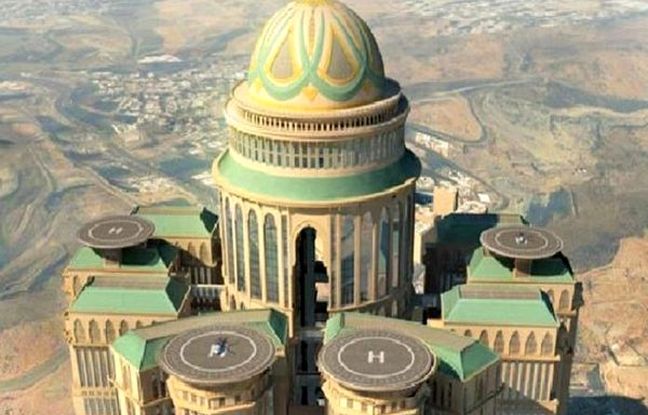  بزرگترین هتل جهان در عربستان که ۴ باند فرود هواپیما دارد + ویدئو