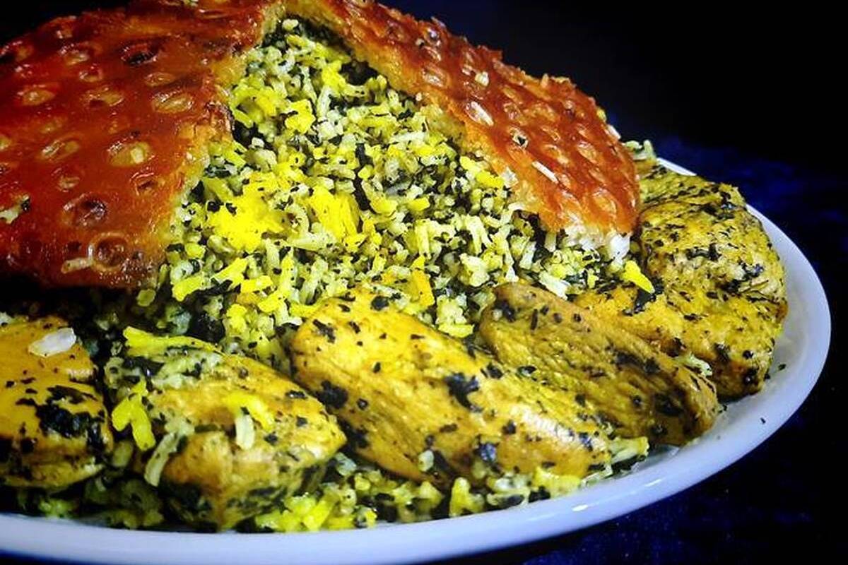 طرز تهیه یک پلوی مخلوط خوشمزه با اسفناج