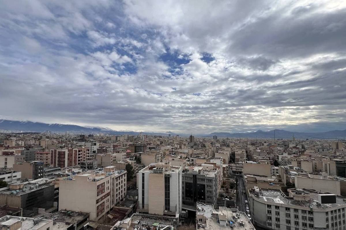 وضعیت هوا تهران یکشنبه 23 دی
