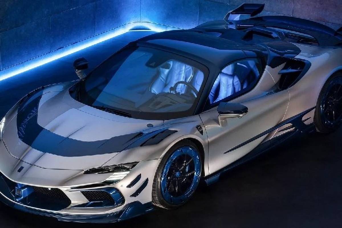 خودرویی خاص برای خریدار مرموز؛ فراری SF90 اسپایدر با تیونینگ منصوری معرفی شد