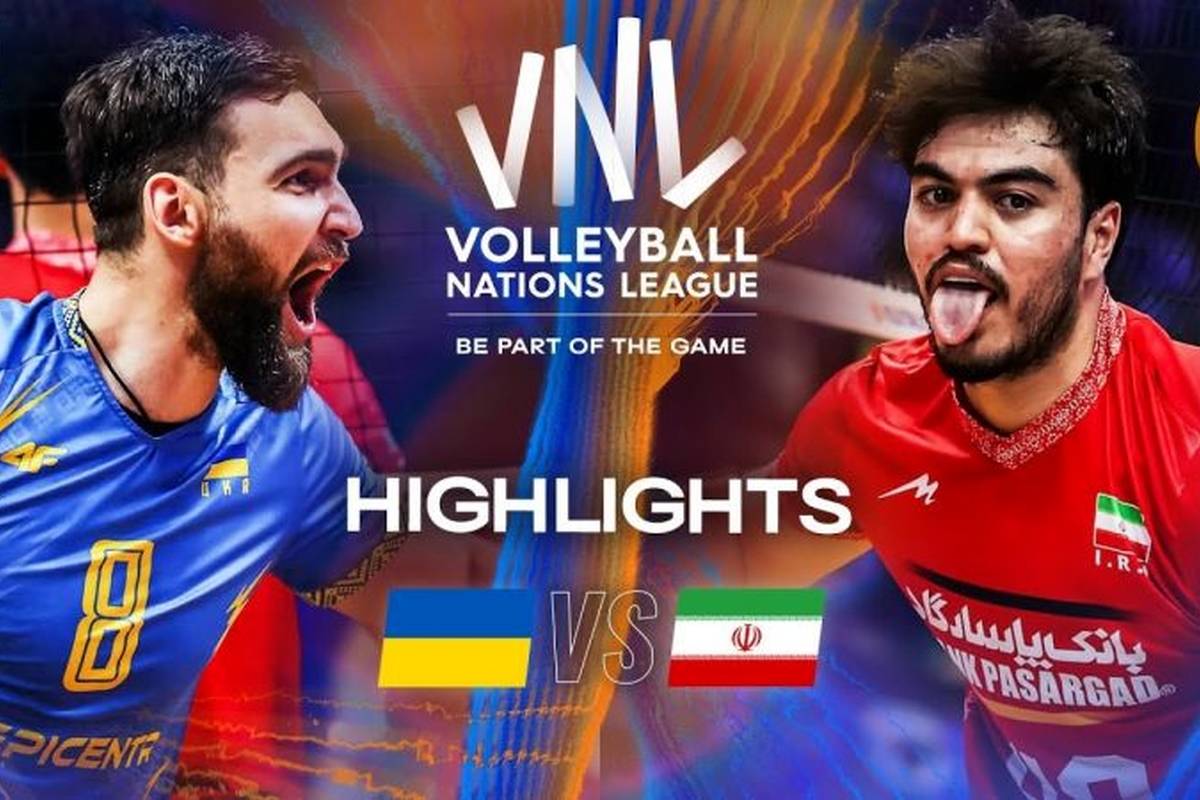  خلاصه بازی اکراین 2-3 ایران (لیگ ملت های والیبال 2025) + ویدئو