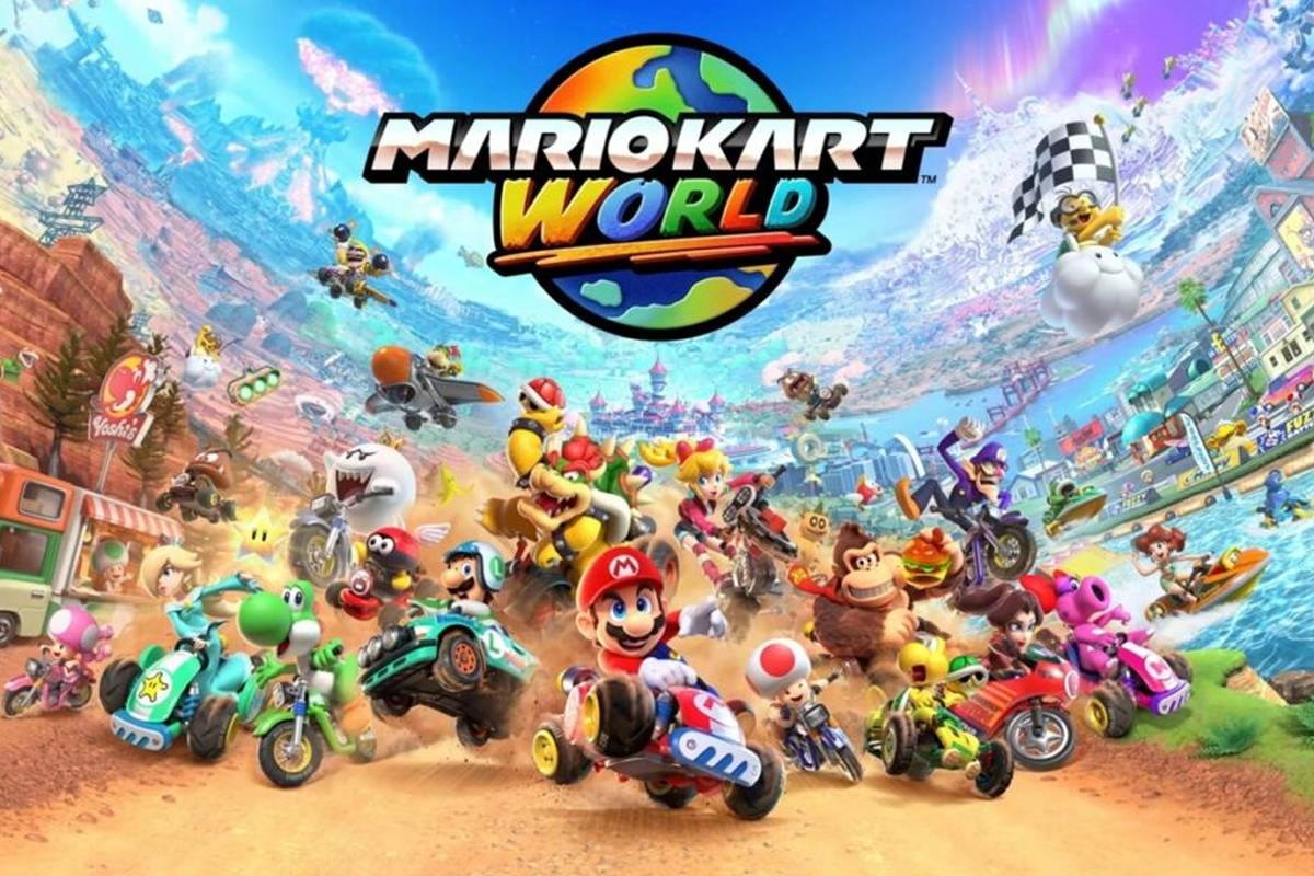 بازی Mario Kart World معرفی شد؛ همزمان با نینتندو سوییچ ۲ عرضه می‌شود