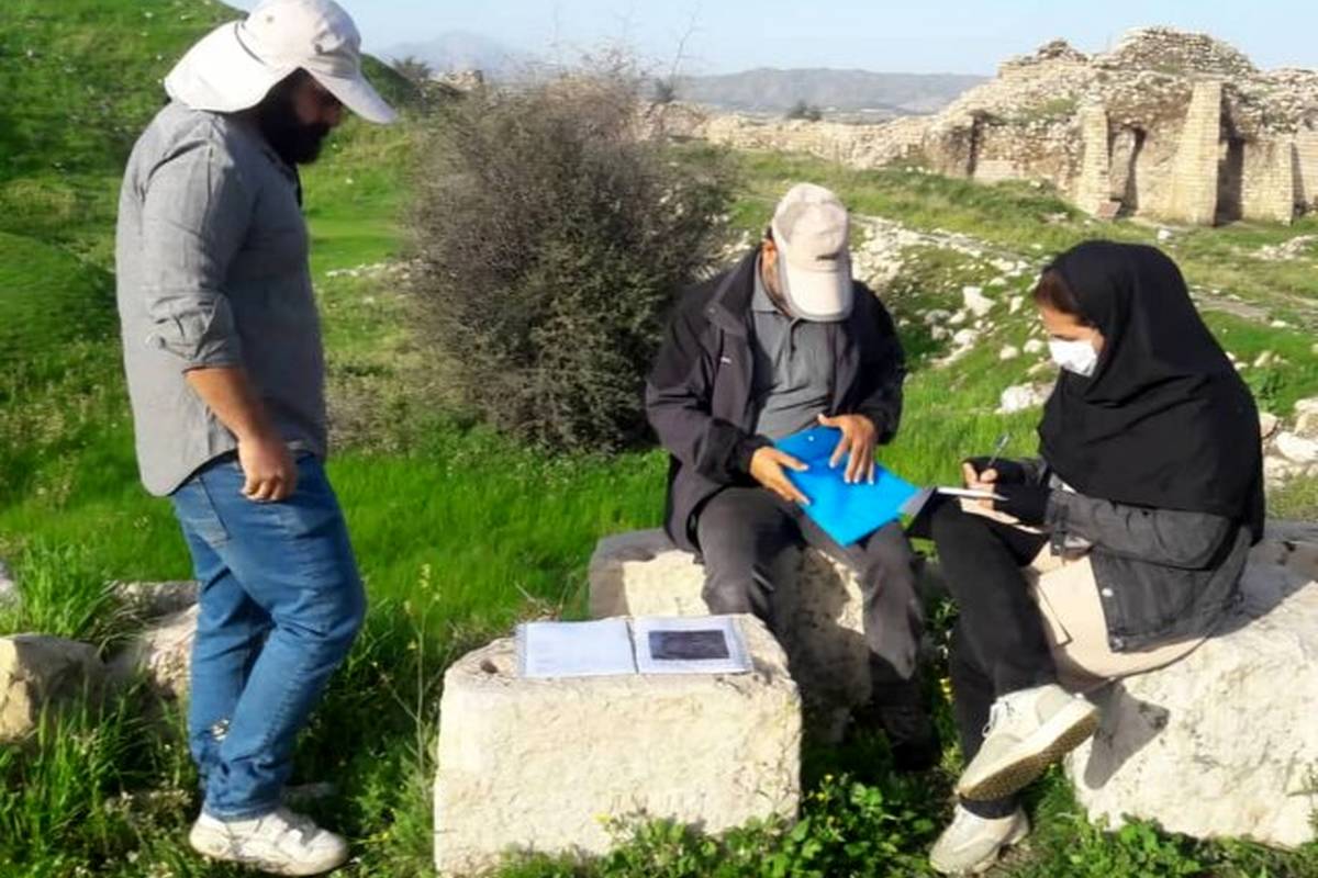 فصل جدید کاوش باستانشناسی در کاخ والرین شهر بیشاپور آغاز شد