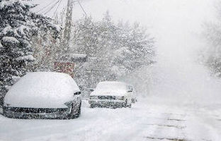 تصاویری از شدیدترین بارش برف در خلخال + ویدئو 