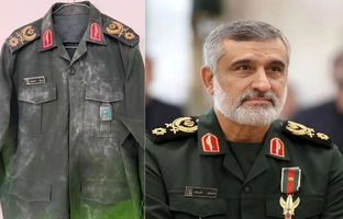 لباسی که سردار حاجی‌زاده هنگام شهادت به تن داشت + ویدئو