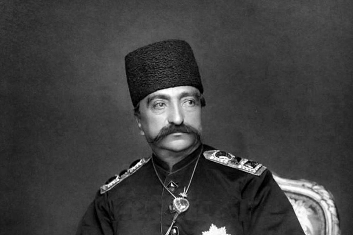 سلطان صاحبقران در میانسالی با شمشیر حدود ۱۵۰ سال پیش 