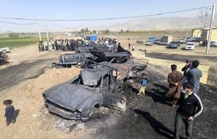 تصادف مرگبار ۸ خودروی سوخت‌بر؛ همه سرنشینان کشته‌ شدند 