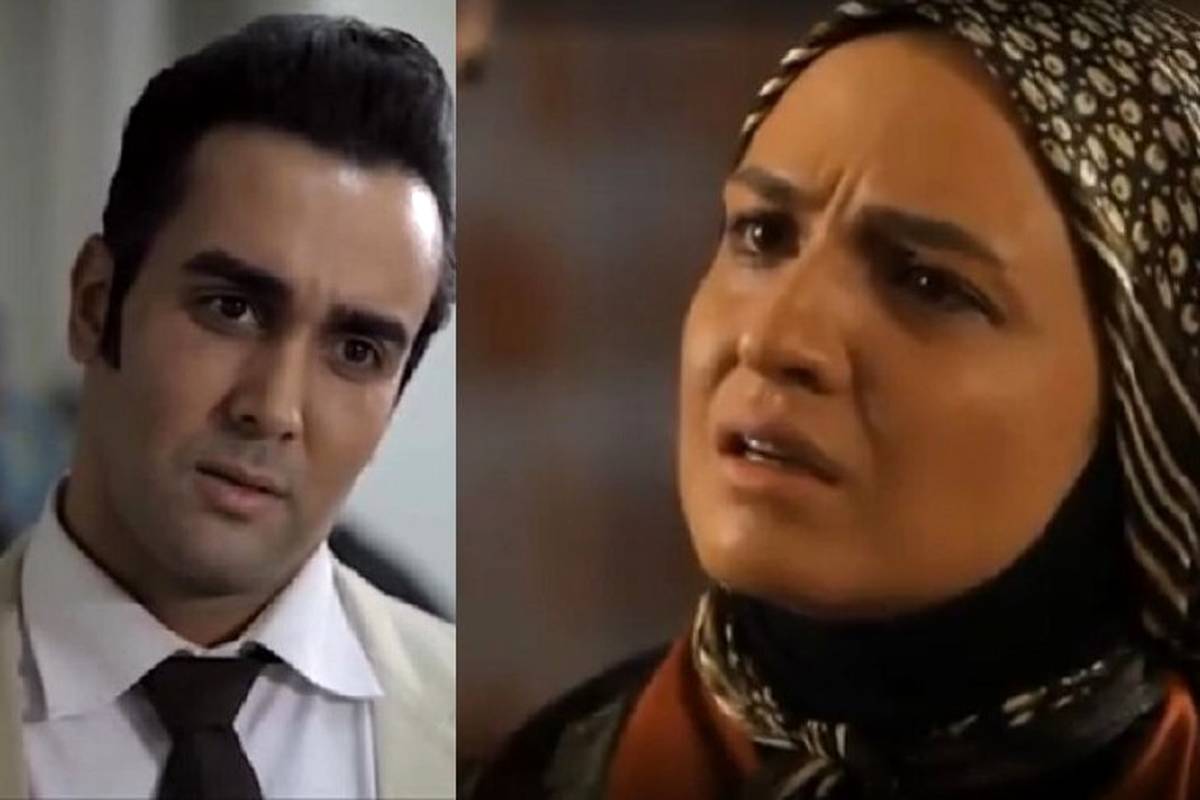 «آرش و فرزانه» در پشت صحنه سریال «کیمیا»؛ سال 1394 + عکس