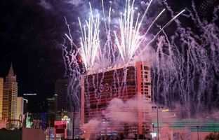  تخریب یک هتل و کازینوی معروف در لاس وگاس + ویدئو