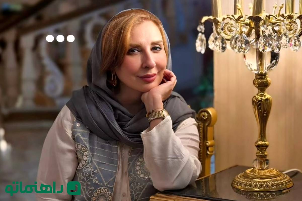 جذابترین استایل بهاری مرجانه گلچین با کت سوزندوزی شده