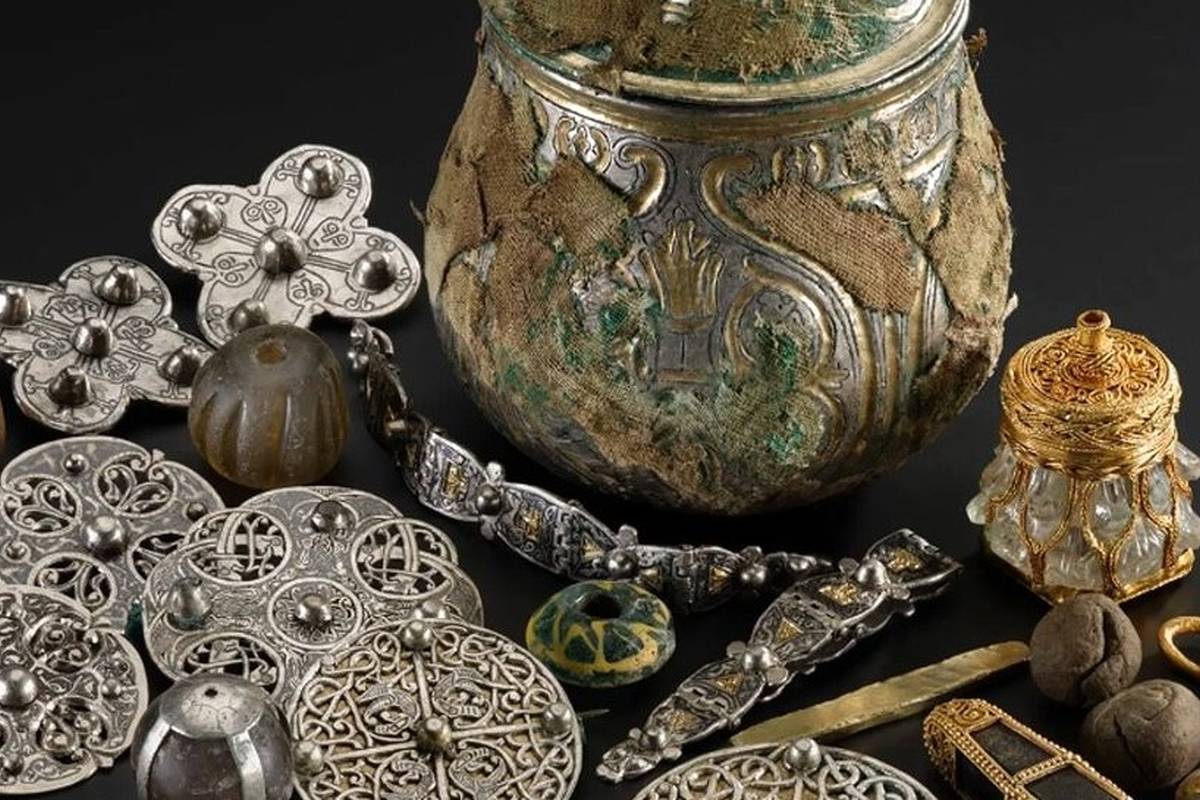 گنجینۀ شگفتانگیز «ساسانی» که در دشتهای «اسکاتلند» کشف شد