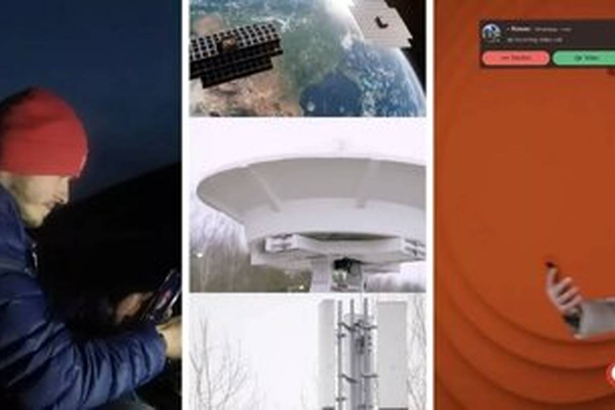 اولین تماس تصویری ماهوارهای جهان با گوشیهای معمولی