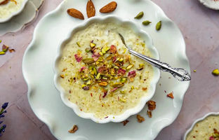  طرز تهیه فرنی اصفهانی ویژه افطاری