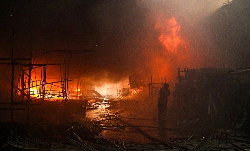  انفجار و آتش‌سوزی در یزد ۳ کشته و ۶ مصدوم برجا گذاشت 