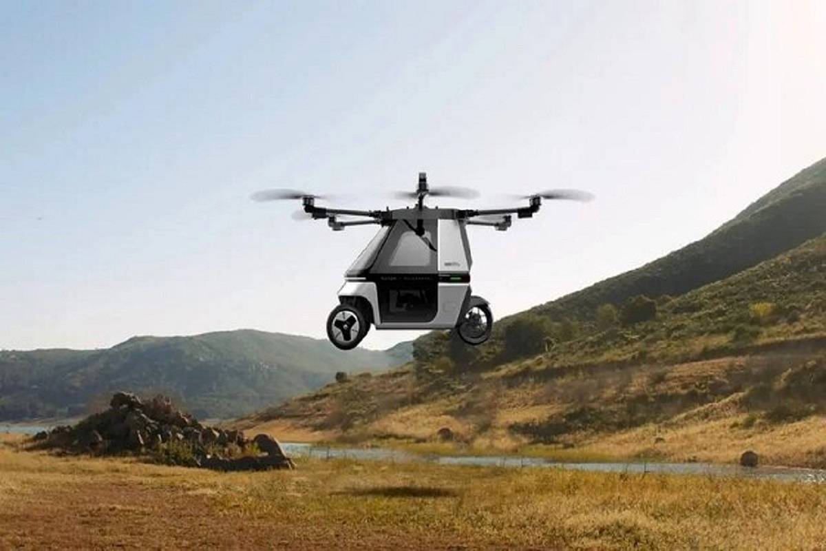 موتورسیکلت پرنده در چین رونمایی شد 