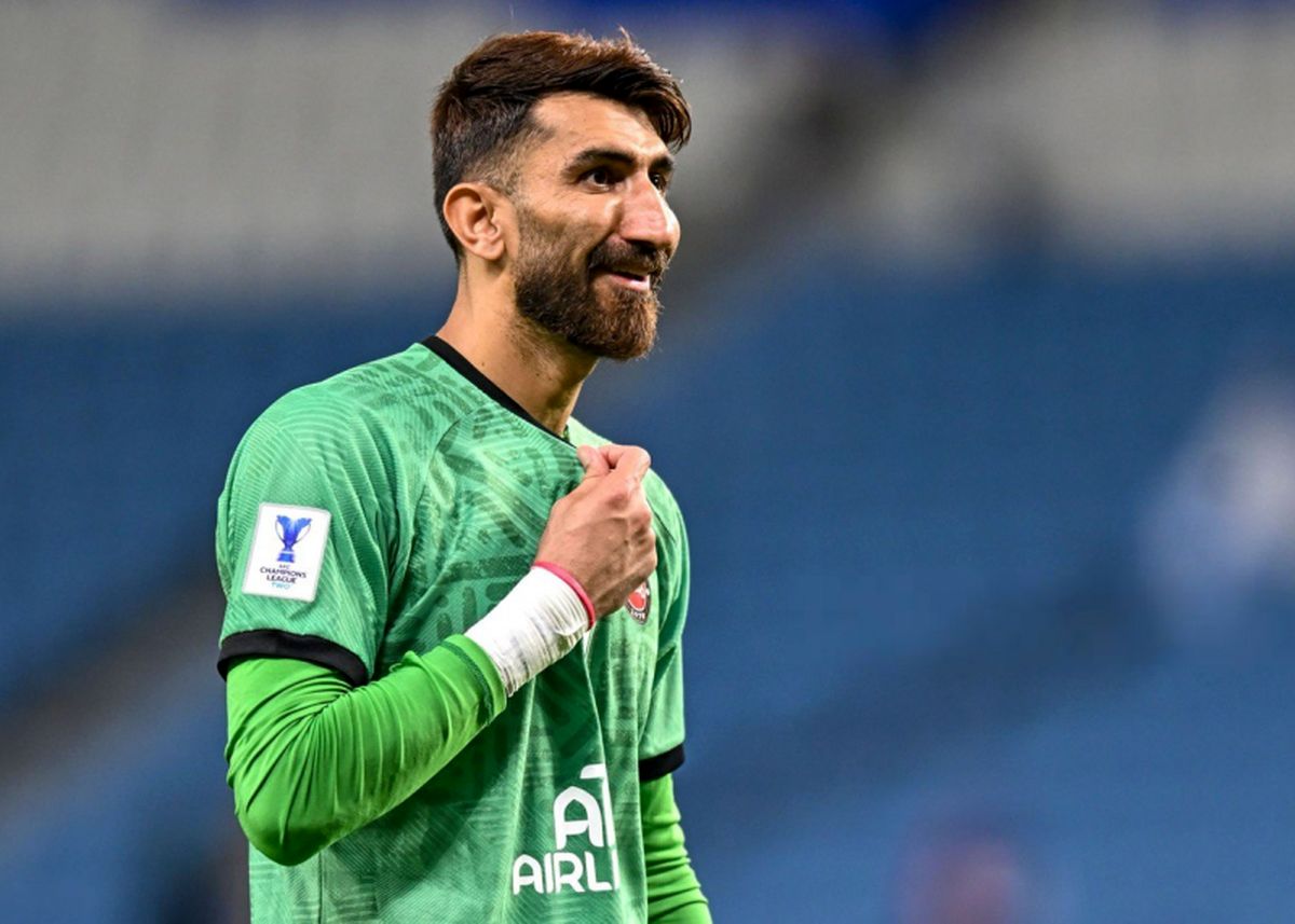  حمله بی‌رحمانه علیرضا بیرانوند به زبان فارسی + تصویر