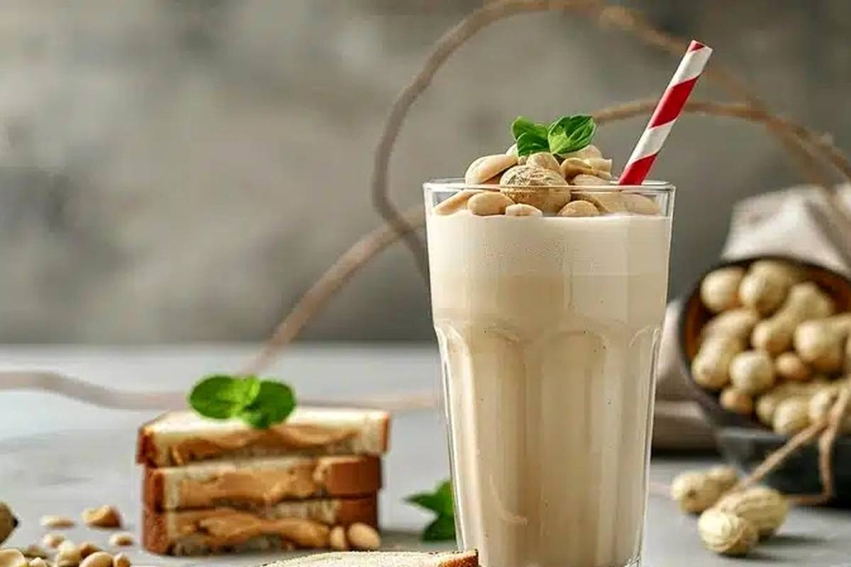 خوشمزه بپزید؛ طرز تهیه شیک بادام زمینی با موز و شکلات