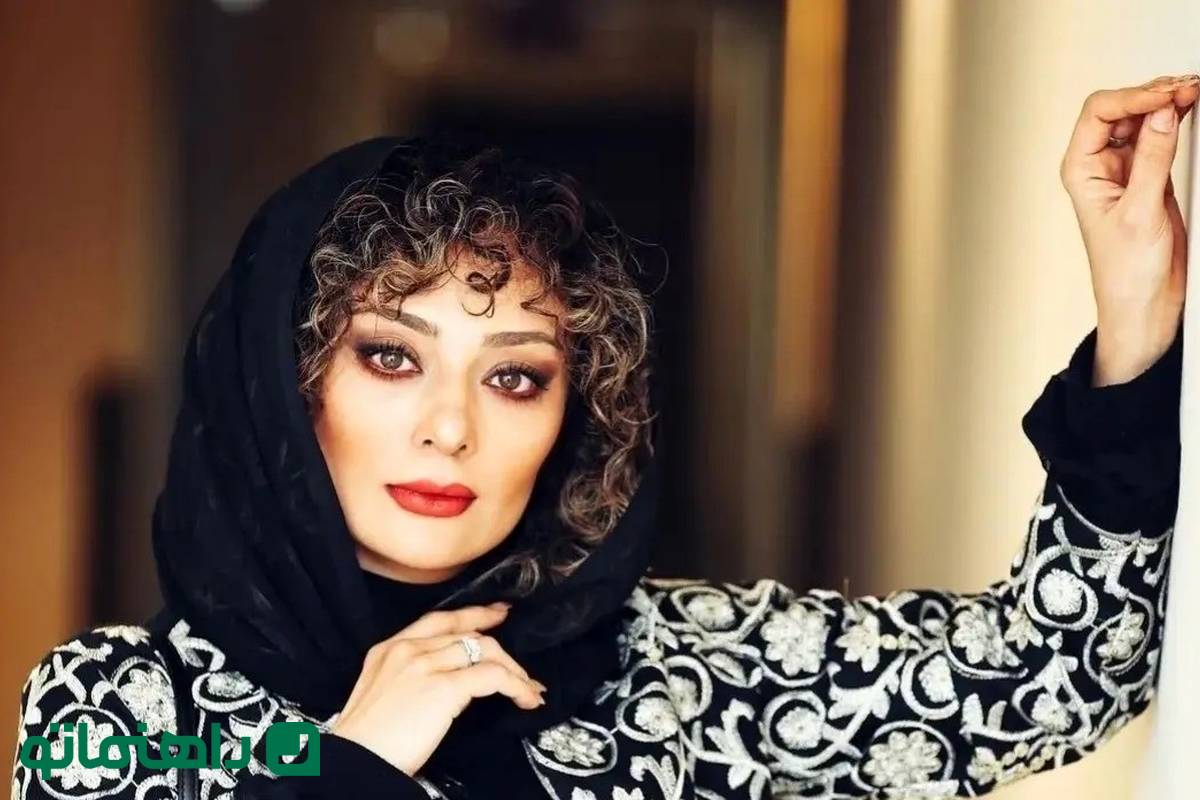 استایل به سبک سلبریتیها؛ استایل با شومیز ساتن به سبک یکتا ناصر با آرایش خلیجی + ویدئو