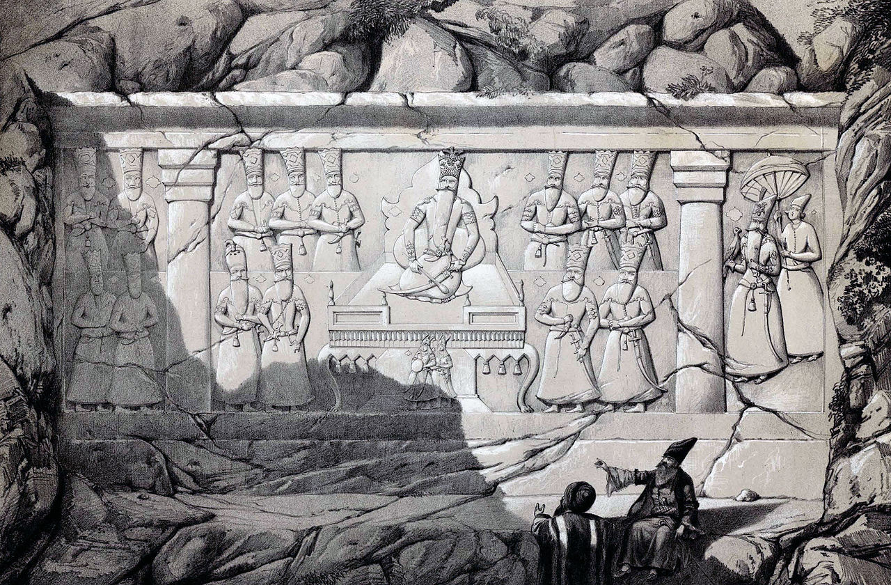 وقتی فتحعلی‌شاه می‌خواست مثل یک پادشاه ساسانی باشد + عکس